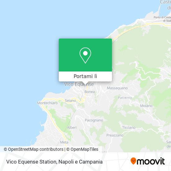 Mappa Vico Equense Station