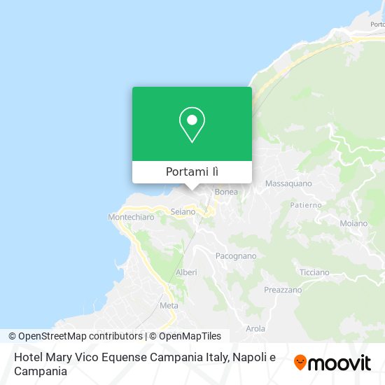 Mappa Hotel Mary Vico Equense Campania Italy