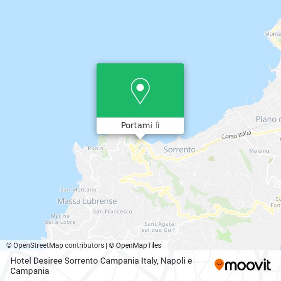 Mappa Hotel Desiree Sorrento Campania Italy