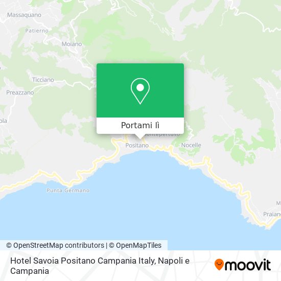 Mappa Hotel Savoia Positano Campania Italy