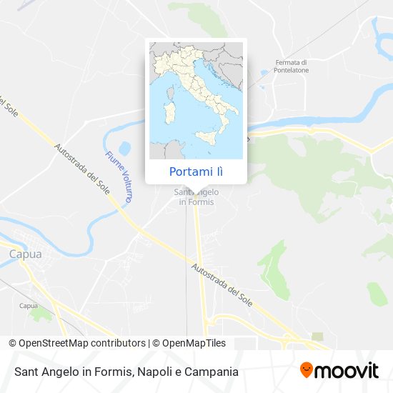 Mappa Sant Angelo in Formis