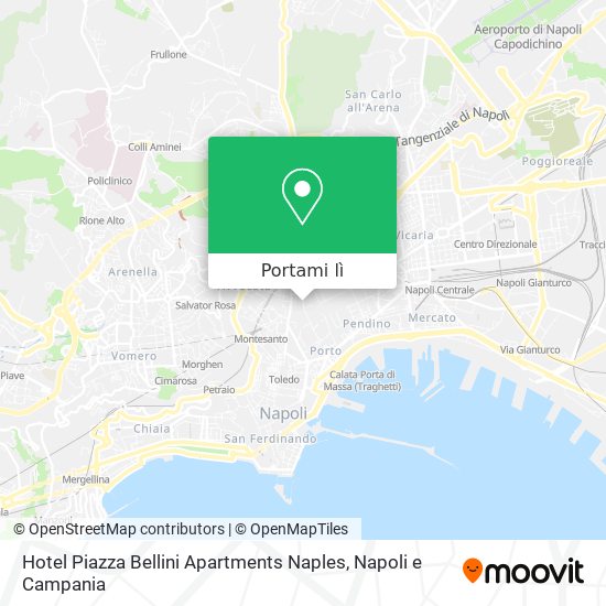 Mappa Hotel Piazza Bellini Apartments Naples