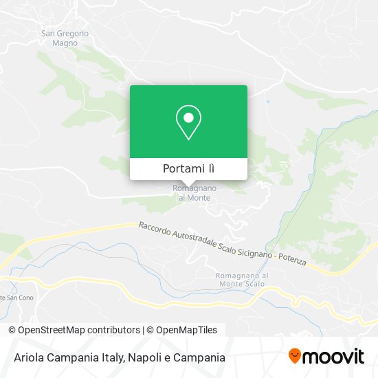 Mappa Ariola Campania Italy