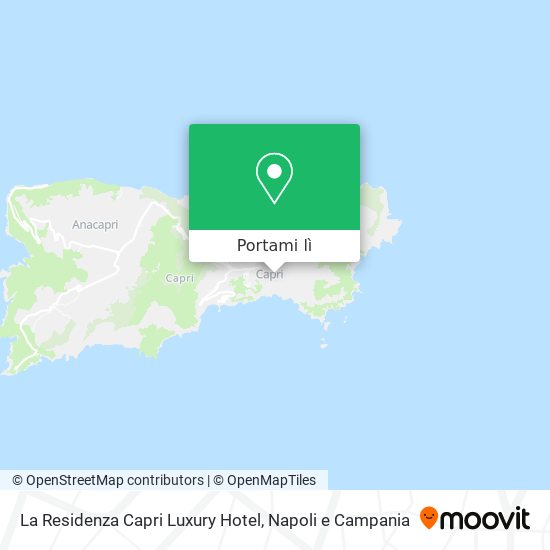 Mappa La Residenza Capri Luxury Hotel