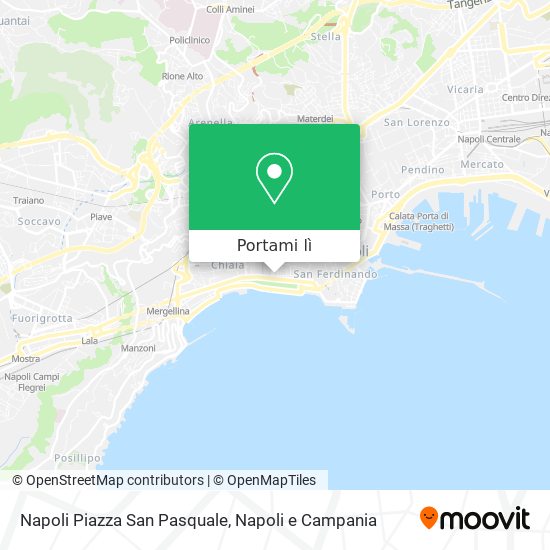 Mappa Napoli Piazza San Pasquale