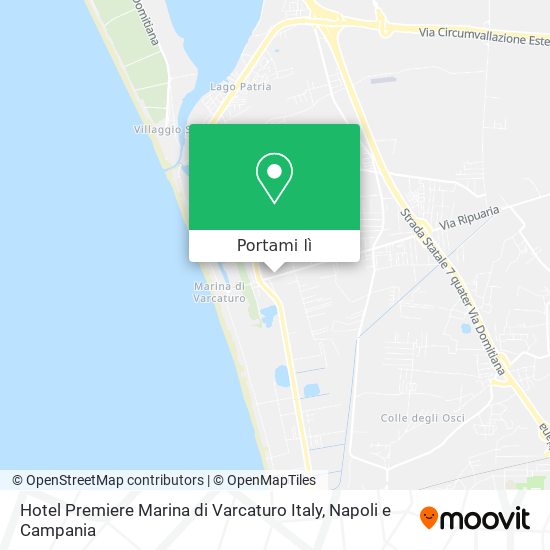 Mappa Hotel Premiere Marina di Varcaturo Italy
