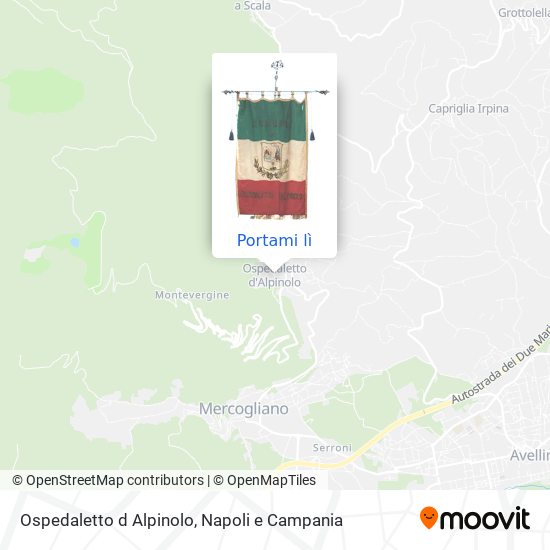 Mappa Ospedaletto d Alpinolo