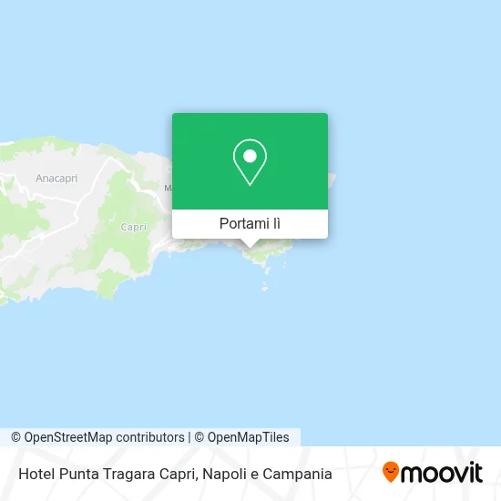 Mappa Hotel Punta Tragara Capri