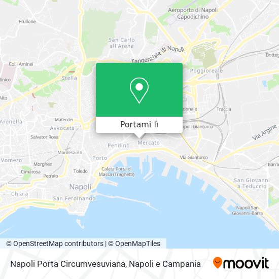 Mappa Napoli Porta Circumvesuviana