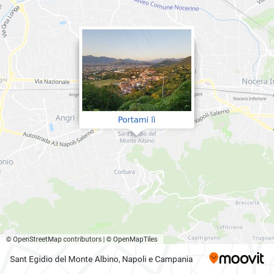 Mappa Sant Egidio del Monte Albino