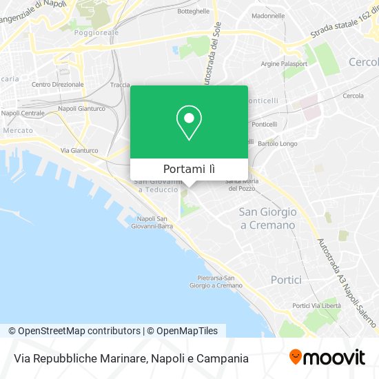 Mappa Via Repubbliche Marinare