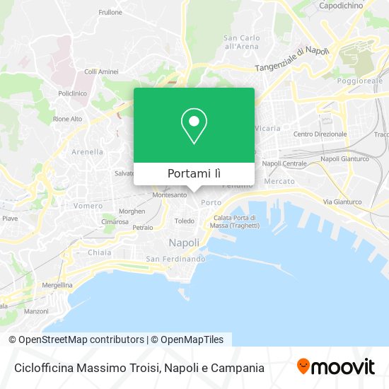 Mappa Ciclofficina Massimo Troisi