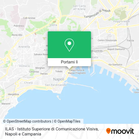 Mappa ILAS - Istituto Superiore di Comunicazione Visiva