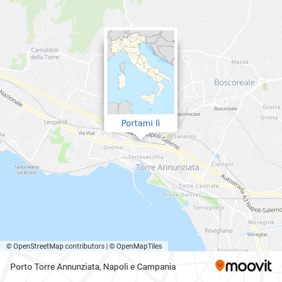 Mappa Porto Torre Annunziata