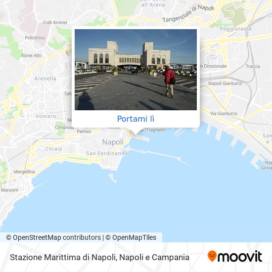 Mappa Stazione Marittima di Napoli