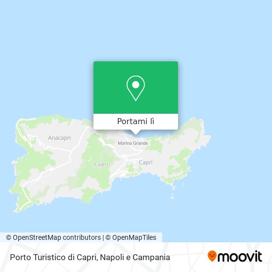 Mappa Porto Turistico di Capri