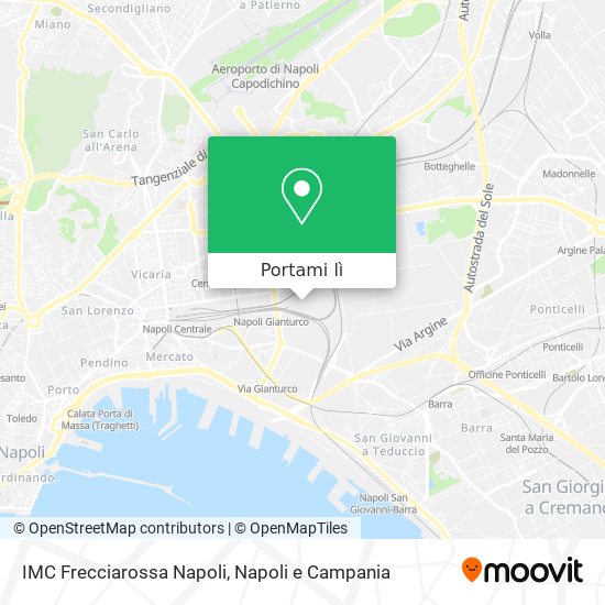 Mappa IMC Frecciarossa Napoli