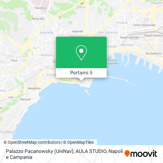 Mappa Palazzo Pacanowsky  (UniNav), AULA STUDIO
