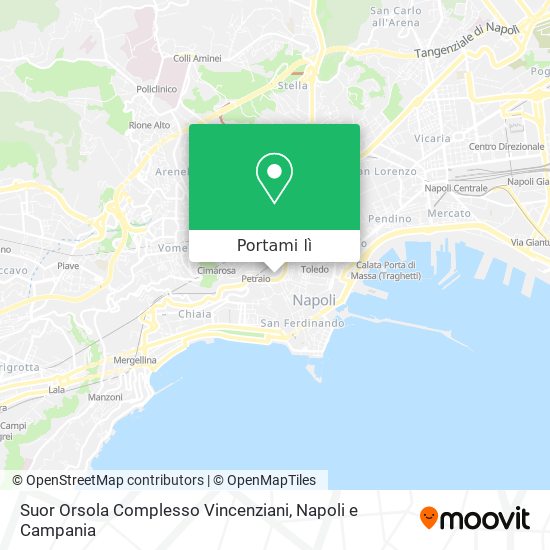 Mappa Suor Orsola Complesso Vincenziani