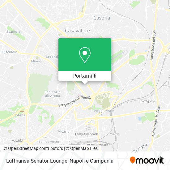 Mappa Lufthansa Senator Lounge