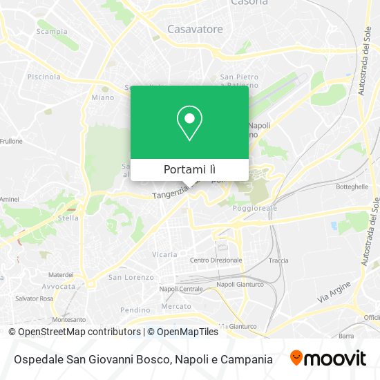 Mappa Ospedale San Giovanni Bosco