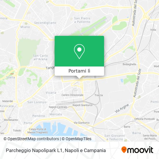 Mappa Parcheggio Napolipark L1