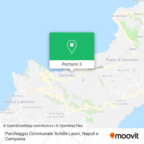 Mappa Parcheggio Communale 'Achille Lauro'