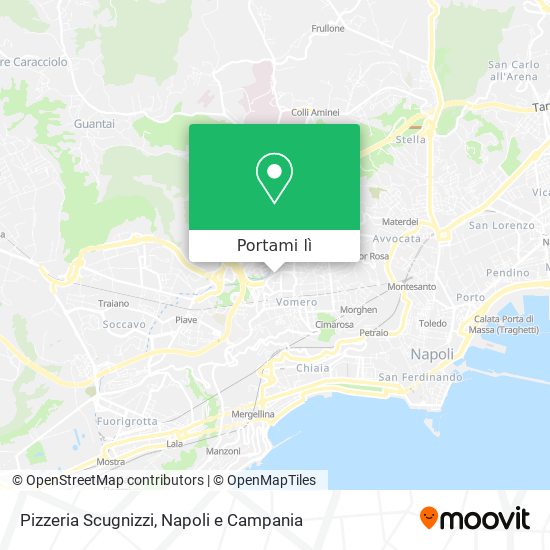 Mappa Pizzeria Scugnizzi
