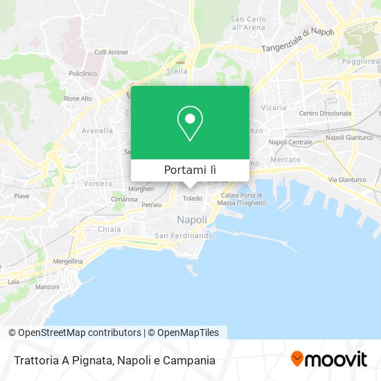 Mappa Trattoria  A Pignata