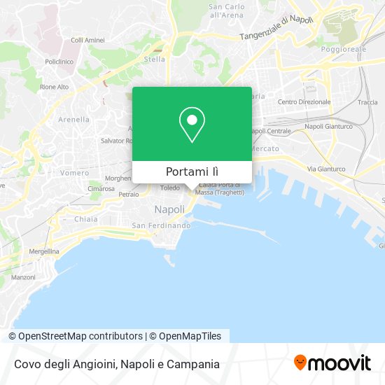 Mappa Covo degli Angioini