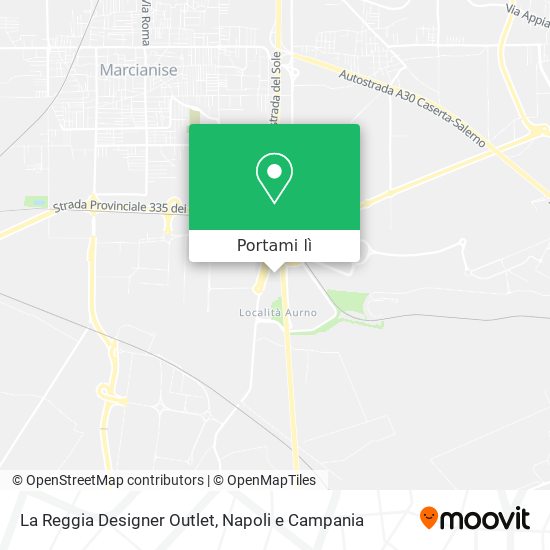 Mappa La Reggia Designer Outlet