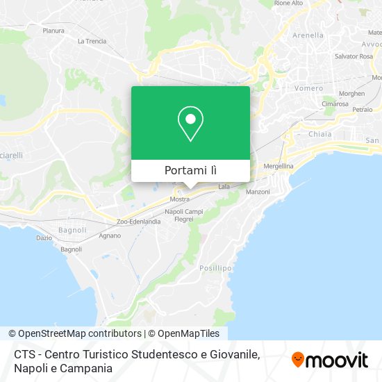 Mappa CTS - Centro Turistico Studentesco e Giovanile