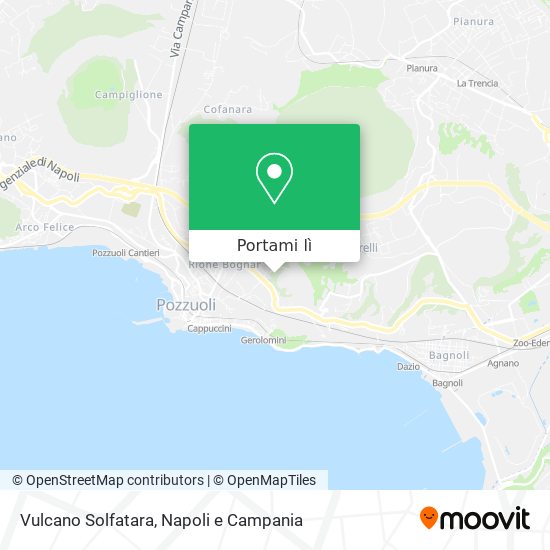 Mappa Vulcano Solfatara