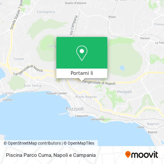 Mappa Piscina Parco Cuma