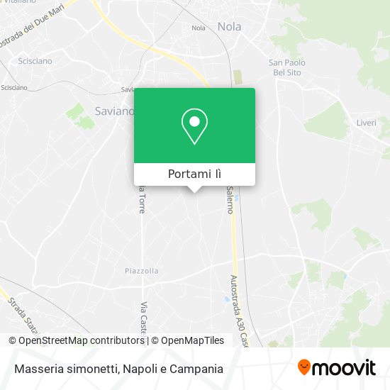 Mappa Masseria simonetti