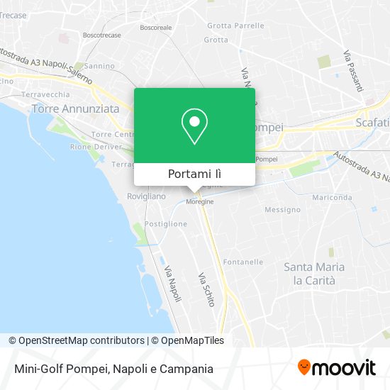 Mappa Mini-Golf Pompei