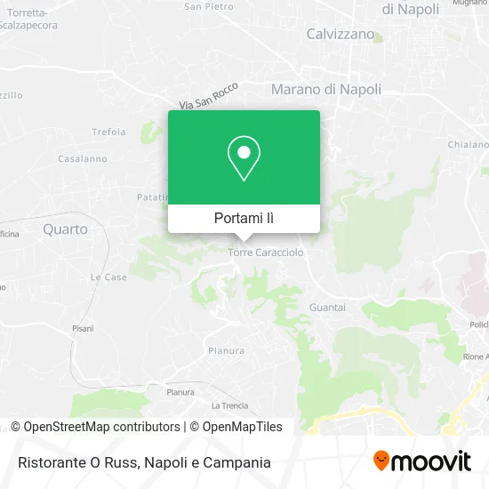 Mappa Ristorante O Russ