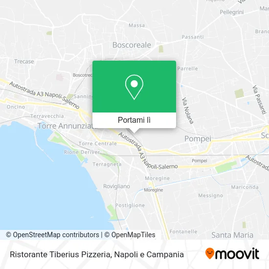 Mappa Ristorante Tiberius Pizzeria