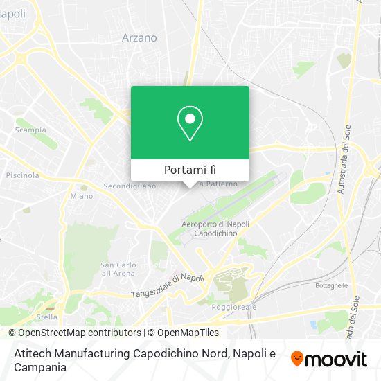 Mappa Atitech Manufacturing Capodichino Nord