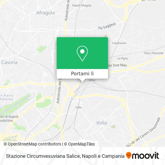 Mappa Stazione Circumvesuviana Salice
