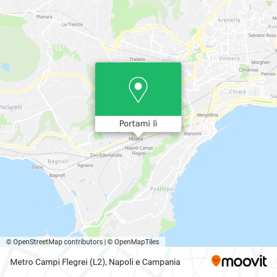 Mappa Metro Campi Flegrei (L2)