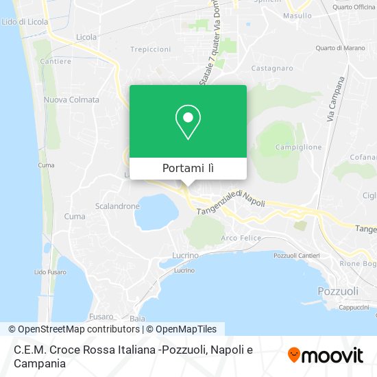 Mappa C.E.M. Croce Rossa Italiana -Pozzuoli