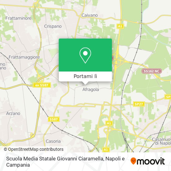 Mappa Scuola Media Statale Giovanni Ciaramella