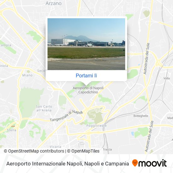 Mappa Aeroporto Internazionale Napoli