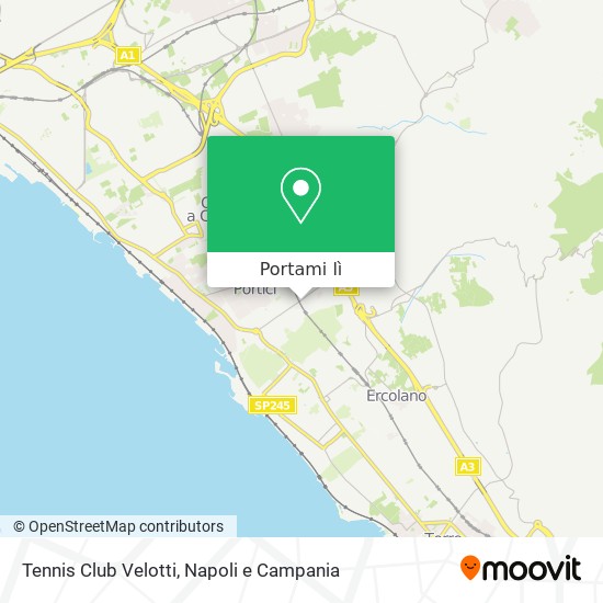 Mappa Tennis Club Velotti