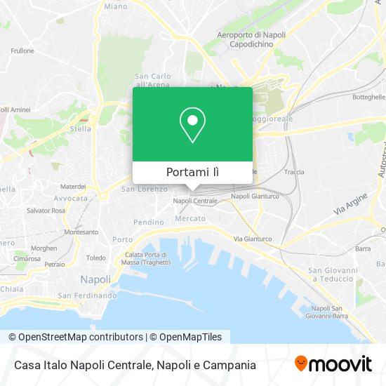 Mappa Casa Italo Napoli Centrale