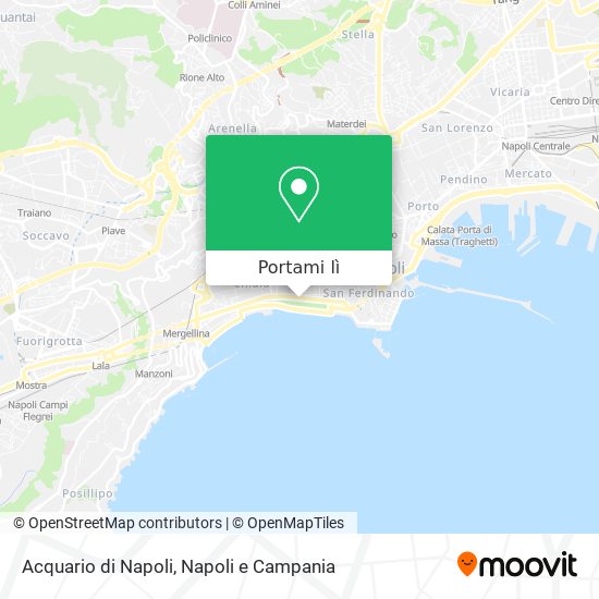 Mappa Acquario di Napoli