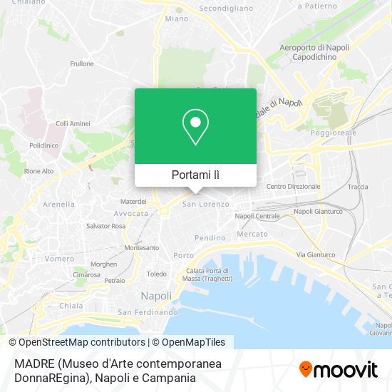 Mappa MADRE (Museo d'Arte contemporanea DonnaREgina)