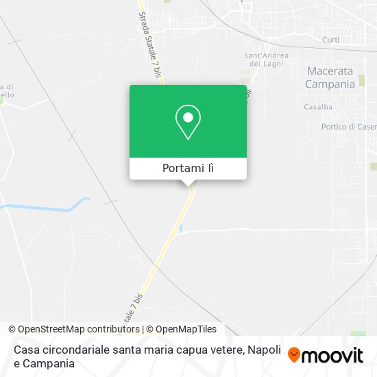 Mappa Casa circondariale santa maria capua vetere