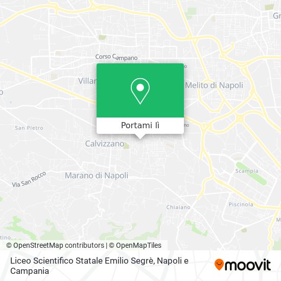 Mappa Liceo Scientifico Statale Emilio Segrè